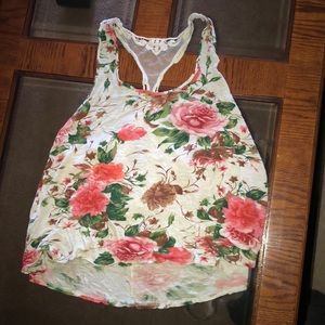Floral tank top